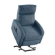Pary Power Lift Chair | Armrests w Magazine Pocket | Blue Corduroy