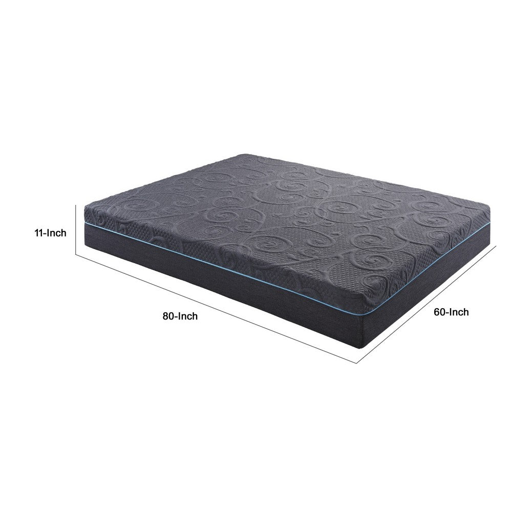 Kae Queen Size Mattress | Ultra Plush Hybrid Gel Memory Foam | 11"