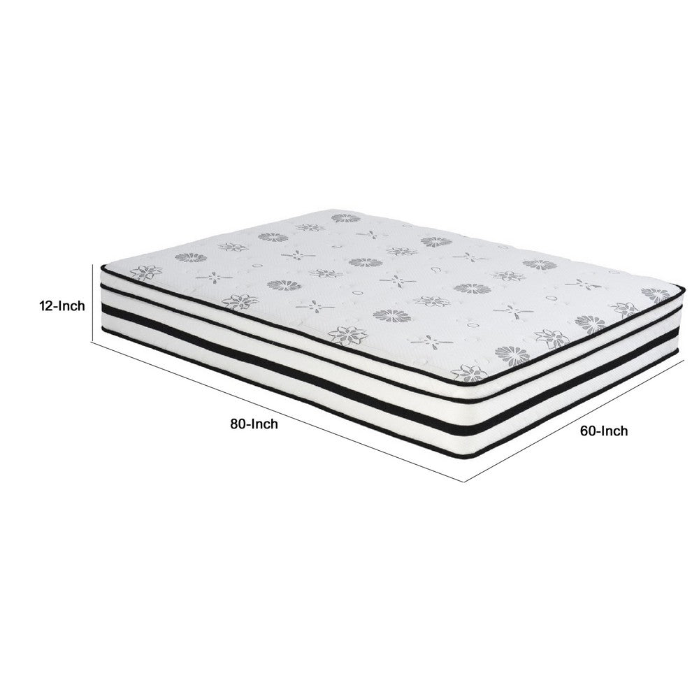 Via Queen Size Mattress | 4 Layer Hybrid Green Tea Infused Foam | 12"
