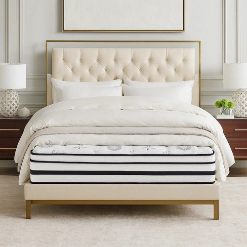 Via Queen Size Mattress | 4 Layer Hybrid Green Tea Infused Foam | 12"