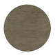 Oma Dining Table | 48" Round Graywash Top | Antique White Base