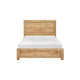 Eby Full Size Bed | Panel Design | Natural Brown Melamine Laminate