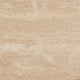 Pery Coffee Table | 51" Beige Travertine Stone Top | Walnut Brown