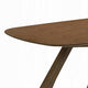 Lery Dining Table | 94" Rectangular Top w Angled Base | Walnut Brown