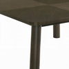 Mery Dining Table | 59" Square Top | Walnut Brown Solid Rubberwood