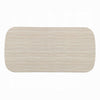 Ladi Dining Table | 87" Rectangular Beige Faux Marble Top | Brown Wood