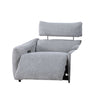 Falo Modular Power Motion Left Recliner Chair | Foam Light Gray Chenille