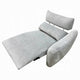 Falo Modular Power Motion Right Recliner Chair | Foam Light Gray Chenille