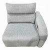 Falo Modular Power Motion Right Recliner Chair | Foam Light Gray Chenille