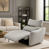 Falo Modular Power Motion Right Recliner Chair | Foam Light Gray Chenille