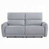 Jero Power Motion Recliner Sofa | 2 Seater | USB Port | Gray Faux Leather