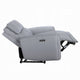 Jero Power Motion Recliner Sofa | 2 Seater | USB Port | Gray Faux Leather