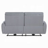 Jero Power Motion Recliner Sofa | 2 Seater | USB Port | Gray Faux Leather