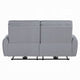 Jero Power Motion Recliner Sofa | 2 Seater | USB Port | Gray Faux Leather