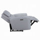 Jero Power Motion Recliner Loveseat | USB Port | Light Gray Faux Leather