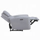 Jero Power Motion Recliner Armchair with USB Port | Light Gray Faux Leather