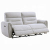 Tres Power Motion Recliner Sofa with USB Port | 2 Seater | Gray Chenille