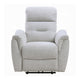 Tres Power Motion Recliner Chair with USB Port | Foam Fill Gray Chenille