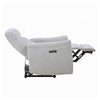 Tres Power Motion Recliner Chair with USB Port | Foam Fill Gray Chenille