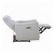 Tres Power Motion Recliner Chair with USB Port | Foam Fill Gray Chenille