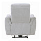 Tres Power Motion Recliner Chair with USB Port | Foam Fill Gray Chenille