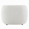 Luci Accent Barrel Chair | Foam Fill Cushions | Shimmer White Chenille