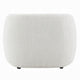 Luci Accent Barrel Chair | Foam Fill Cushions | Shimmer White Chenille