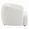 Luci Accent Barrel Chair | Foam Fill Cushions | Shimmer White Chenille