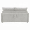 Jona Folding Back Sofa with Sleeper | Memory Foam Mattress | Beige Chenille