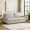 Jona Folding Back Sofa with Sleeper | Memory Foam Mattress | Beige Chenille