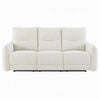 Lali Power Motion Recliner Sofa with USB Port | 3 Seater | Cream Chenille