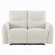 Lali Power Motion Recliner Loveseat | USB | Zero Gravity | Cream Chenille