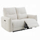 Lali Power Motion Recliner Loveseat | USB | Zero Gravity | Cream Chenille
