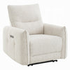 Lali Zero Gravity Power Motion Recliner Chair | USB Port | Cream Chenille
