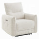 Lali Zero Gravity Power Motion Recliner Chair | USB Port | Cream Chenille