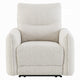 Lali Zero Gravity Power Motion Recliner Chair | USB Port | Cream Chenille