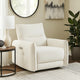 Lali Zero Gravity Power Motion Recliner Chair | USB Port | Cream Chenille