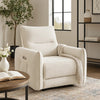 Lali Zero Gravity Power Motion Recliner Chair | USB Port | Cream Chenille