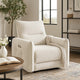 Lali Zero Gravity Power Motion Recliner Chair | USB Port | Cream Chenille