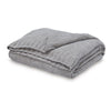 Tela Throw Blanket Set of 3 | Machine Knitted | Textured Gray Polyester