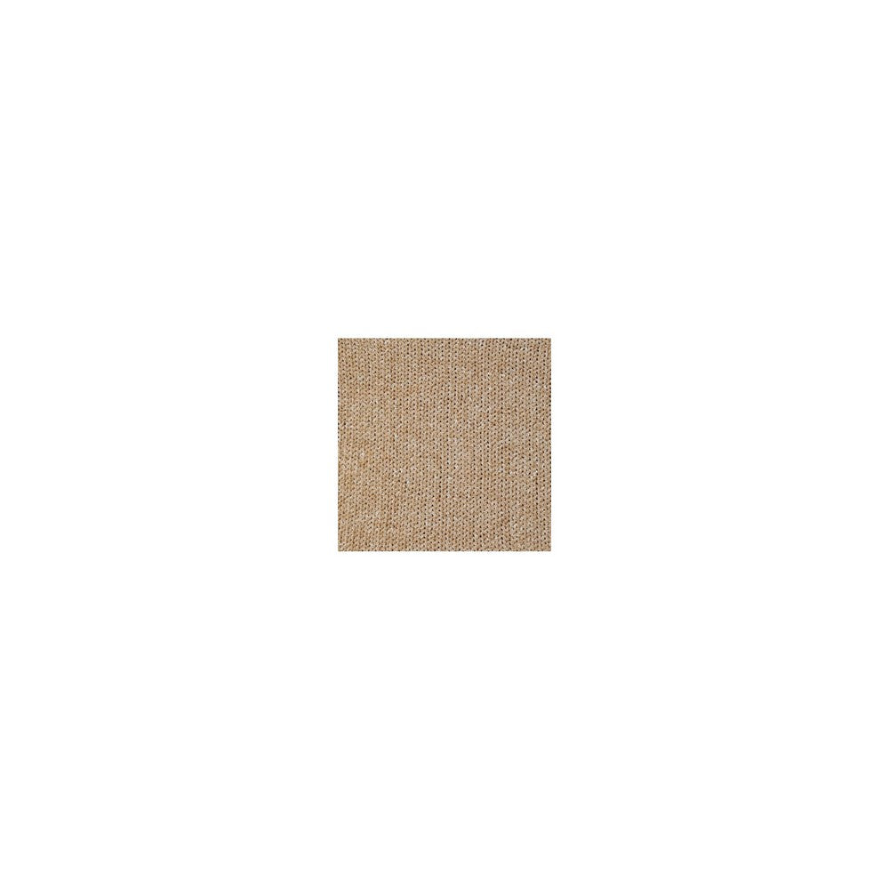 Tela Throw Blanket Set of 3 | Machine Knitted | Textured Gold Polyester