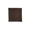 Tela Throw Blanket Set of 3 | Machine Knitted Textured Dark Brown Polyester
