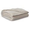Tela Throw Blanket Set of 3 | Machine Knitted | Textured Beige Polyester
