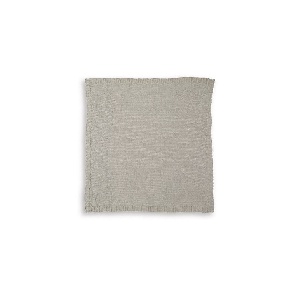 Tela Throw Blanket Set of 3 | Machine Knitted | Textured Beige Polyester