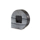 Jexy Decorative Table Clock Set of 2 | Black Gray Marble with Gold Accents