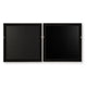 Wemo Decorative Wall Art Set of 2 | White Scenic Boat Sailing at Dawn