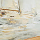 Wemo Decorative Wall Art Set of 2 | White Scenic Boat Sailing at Dawn