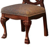 Faya 9pc Dining Set | 76-112" Table 8 Chair | Cherry Brown Solid Wood