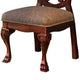 Faya 9pc Dining Set | 76-112" Table 8 Chair | Cherry Brown Solid Wood