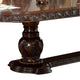 Faya Dining Table | 76-112" Extendable | Cherry Brown Solid Wood